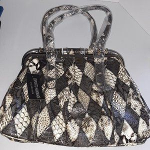 Faux Snakeskin Shoulder Bag by Emporto- NEW